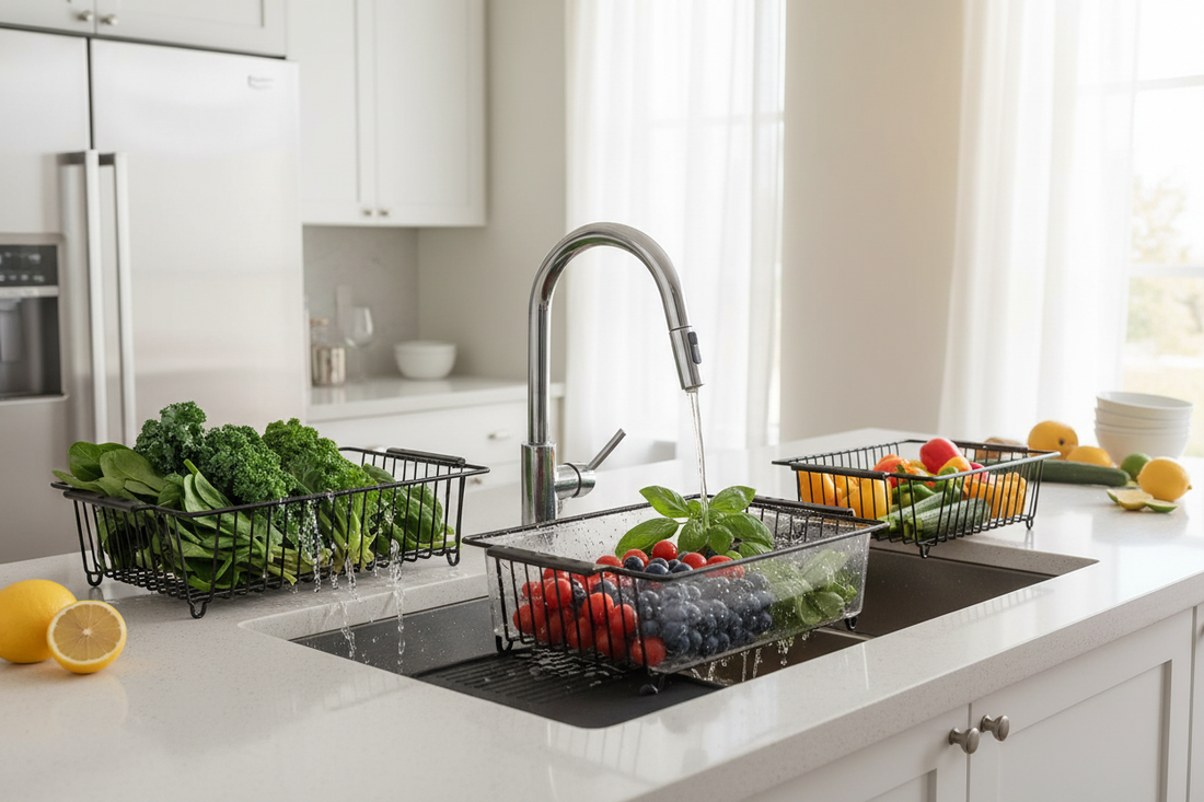 Streamline Your Kitchen Clean-Up with Draining Baskets