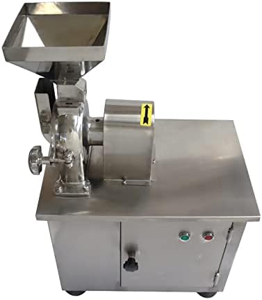 TECHTONGDA Commercial Grain Grinder Mill Electric Universal Pulverizer Grinding Machine Grain Mill Food Grinding Machine with 0.118" Crushing Fineness for Dry Grain Rice Coffee Bean