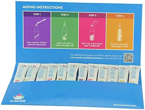 SNOWIE - Little Snowie Max Snow Cone Machine - Premium Shaved Ice Maker, With Powder Sticks Syrup Mix, Entrepreneur Kit