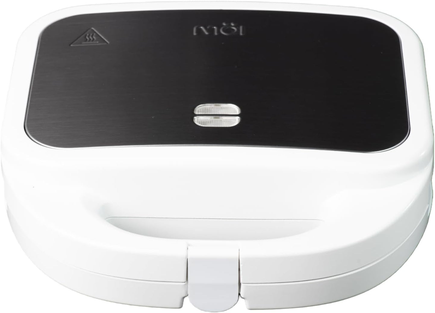 MOI Waffle & Sandwich Maker Grill - 3 in 1 Panini Press with 180° Rotary System - Panini Grill Press Sandwich Maker with Stainless Steel Surface and Non-Stick Plate Waffle Iron - 1200W