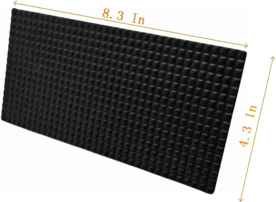 8.3"×4.3" Heavy-Duty Cast Iron Grill Press and Steak Weight with Cool-Touch Comfort-Grip Wood Handle - BBQ Accessories for Griddle, Outdoor Grill, Panini, Tortilla (2 Rectangle)