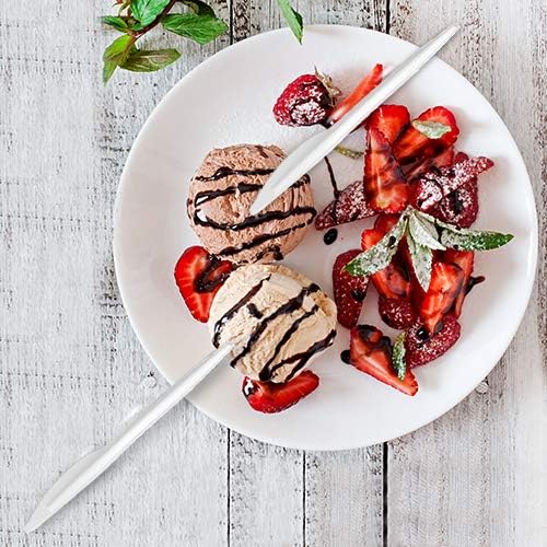 Settings [1000 Count] Plastic White Knives, Practical Disposable Cutlery, Great For Home, Office, School, Party, Picnics, Restaurant, Take-out Fast Food, Outdoor Events, Or Every Day Use, 1 Box