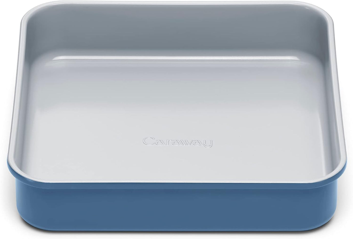 Caraway Non-Stick Ceramic 9” Square Pan - Naturally Slick Ceramic Coating - Non-Toxic, PTFE & PFOA Free - Perfect for Brownies, Lemon Bars, Cakes, & More - Slate