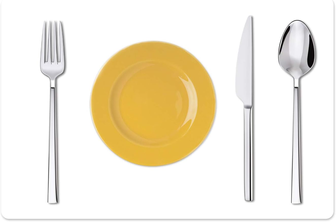 Silicone Placemats, Food-Grade Non-Slip Waterproof, Dining, Stain Resistant, Countertop Protector, Kitchen Counter Mat, Heat Resistant, Baking mat Dishwasher Safe (23.6"×15.7"-1pack, Translucent)