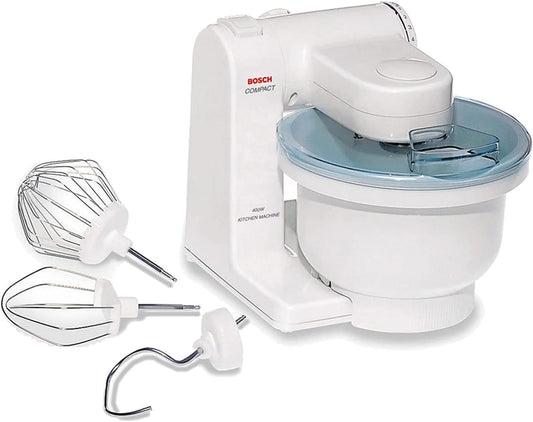 Bosch MUM4405 Compact Tilt-Head Stand Mixer with Pouring Shield, 400 watt, 4 Quart