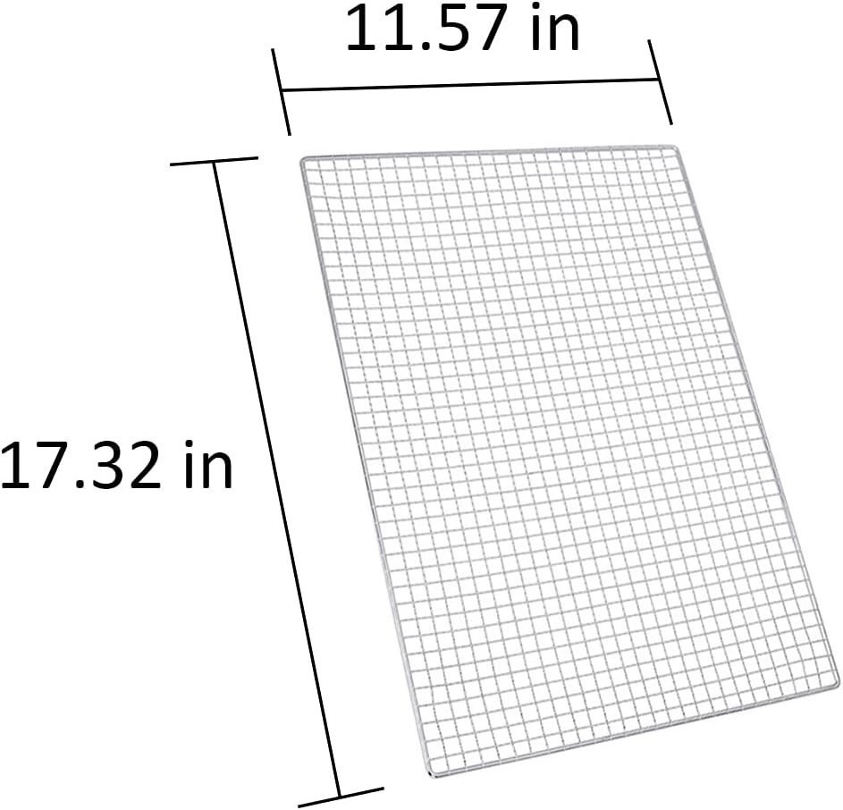 JoyRay Grill Rack Grids, Stainless Steel BBQ Roasting Rack or Baking/Cooling Rack, For Oven and outdoor Barbeque,Oven & Dishwasher Safe.