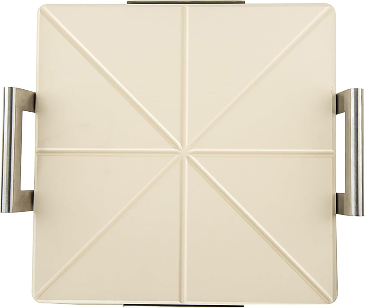 Nordic Ware 14-Inch Square Pizza and Baking Stone, Oven Safe and Grill Safe Cordierite with Stainless Holder