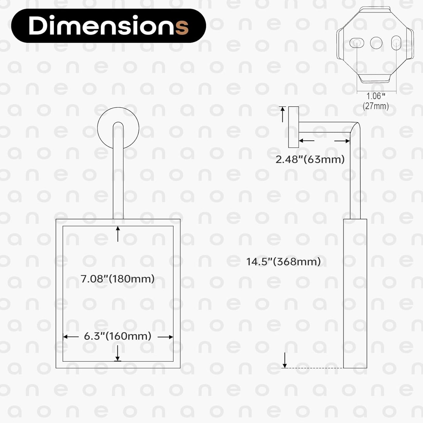 Towel Ring Chrome Bathroom Towel Holders for Wall Rack Polished Stainless Steel Bath Towel Hanger Bathroom and Kitchen Decor, AN3005CH