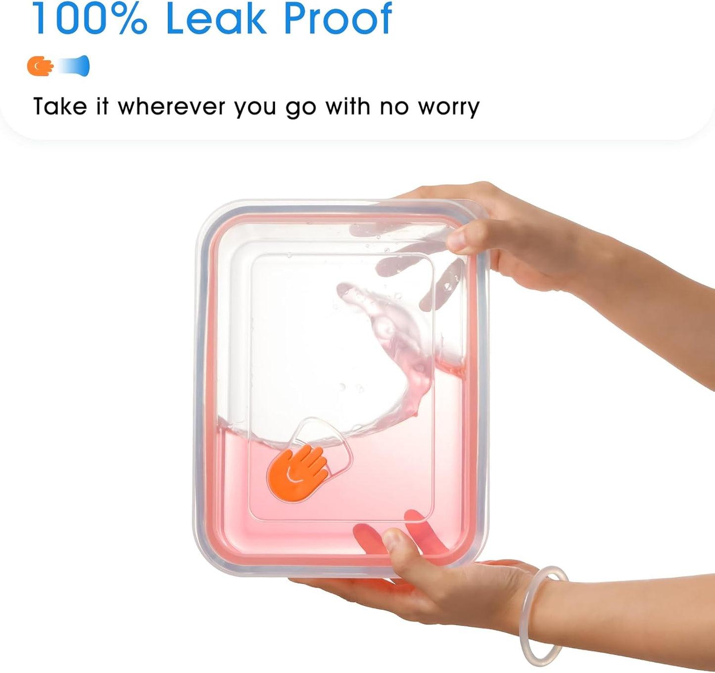 NUTRIUPS 2.6QT Deep Glass Baking Dish with Lid,（9×7in ）Deep Rectangular Glass Baking Dish for Oven