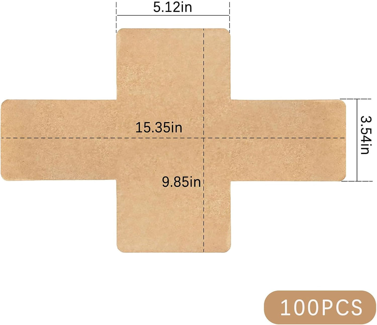 100 Pcs Loaf Pan Liners for Baking Bread 9x5 inches, Baking Paper, Non-Stick Greaseproof Paper, Bread Pan Parchment Paper for Baking Toast Bread, Cakes, Banana Bread