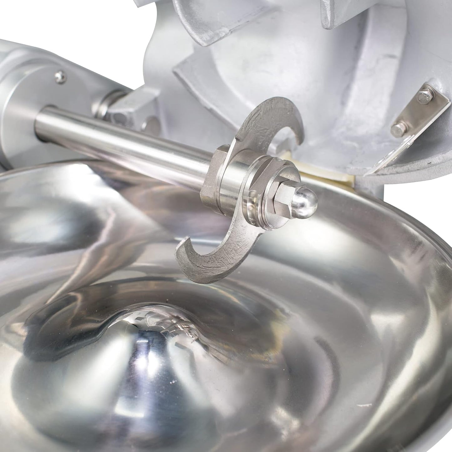 Hakka Commercial 5.5 L Multifunction 15in Meat Bowl Cutter Mixer and Buffalo Chopper Food Processor Heavy Duty Food Mixing Meat Grindering Meat Chopping Machine