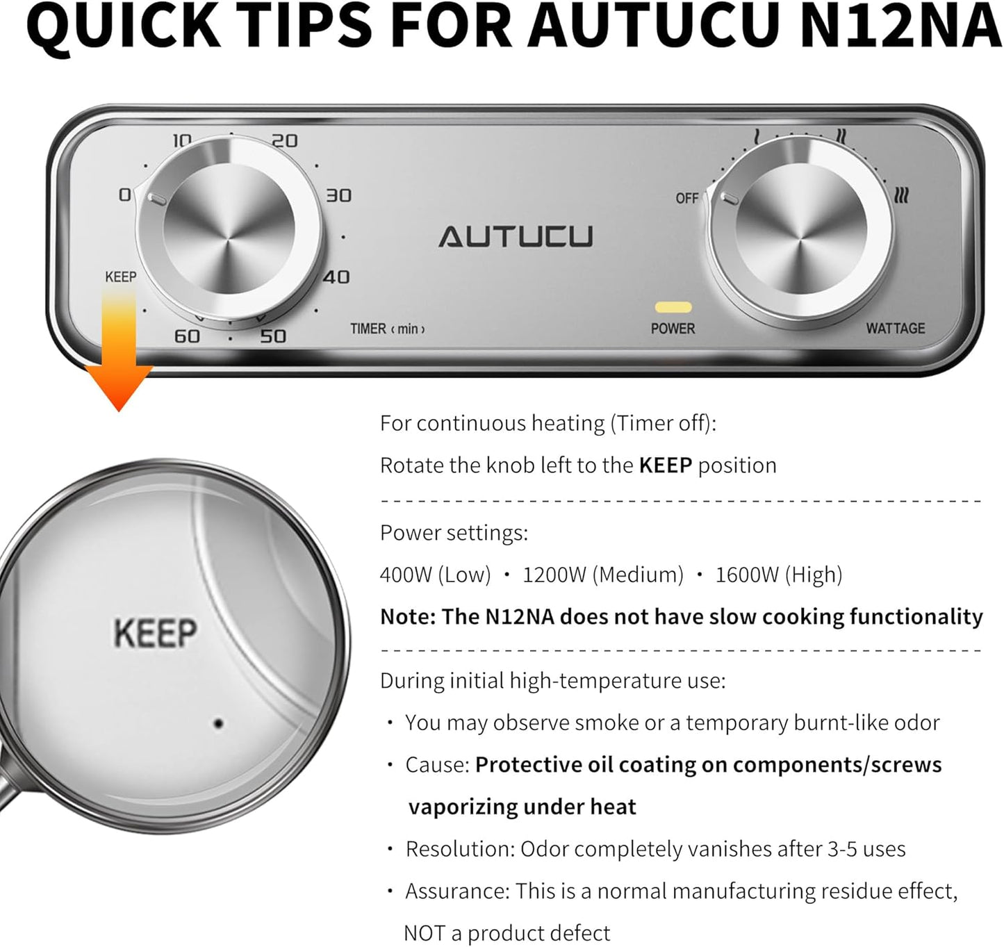 6-Quart Electric Skillet Hot Pot | Non-Stick PFOA-Free Ceramic-Coated Pot, 1600W, Timer & 3 Power Settings for Family Meals