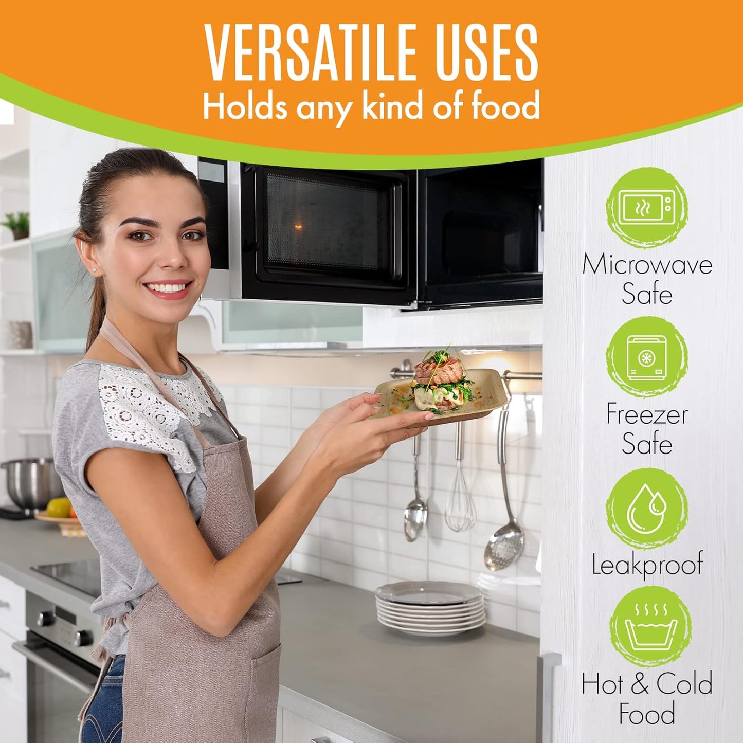 Raj Palm Leaf Bulk Plates like Bamboo plates Disposable, Decorative Compostable Tableware for wedding, Lunch, Dinner, Birthday, Camping, Outdoor BBQ, Picnic (6" (300 Pack))