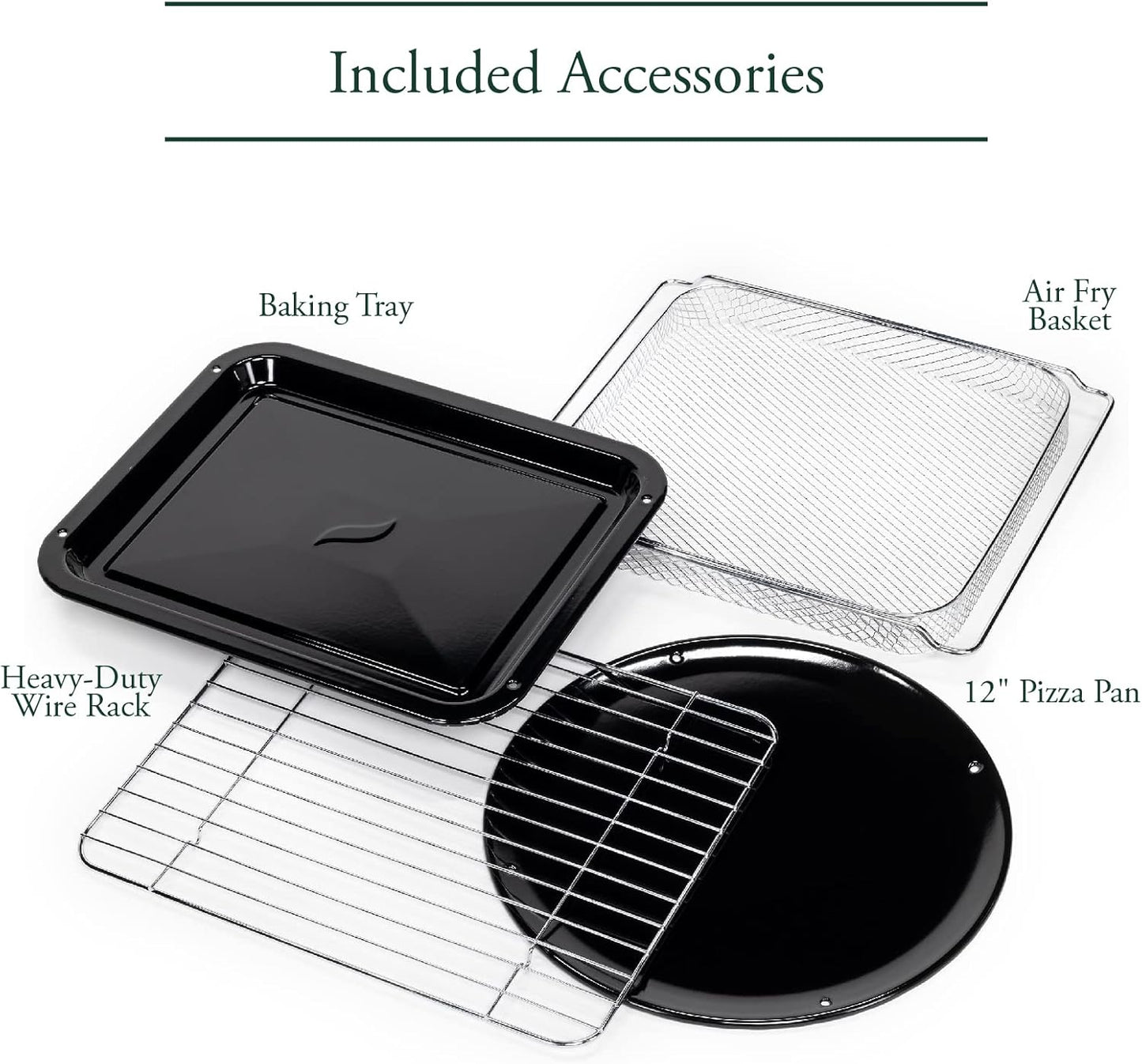 Café Couture Oven with 14 essential cooking modes, including Air Fry, CrispFinish, Bake, Broil, Roast, Toast, Pizza, WiFi & Smart Connected, Voice Control, Countertop Small Appliances, Steel Silver