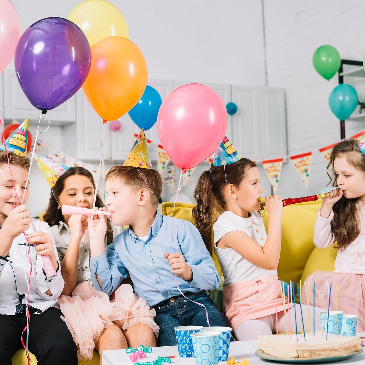 [1800Pack] 3 oz Paper Cups, Small Mouthwash Cups, Disposable Bathroom Cups, Paper Cups for Party, Picnic, BBQ, Travel, and Event, Assorted designs