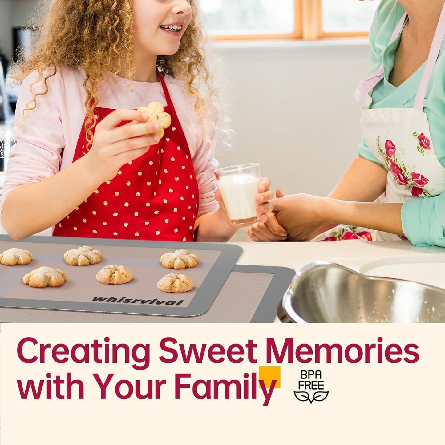 4 Pcs Silicone Baking Mat, Non-Stick Baking Mat, Food Safe Silicone Mats for Baking Cookies, Macarons, Vegetables, 480℉ Heat Resistant (Grey)