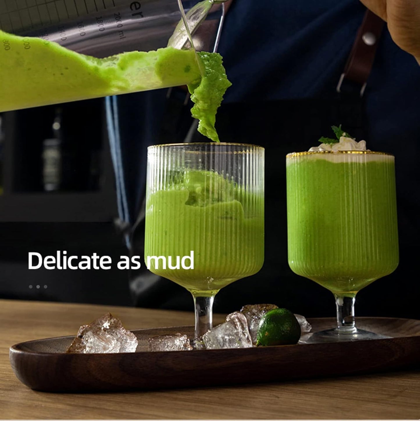 CRANDDI Quiet Commercial Blender with Soundproof Shield, 2200 Watt Professional Blenders for Kitchen with 80oz Jar and Self-Cleaning, High-Speed Blenders K90 Grey