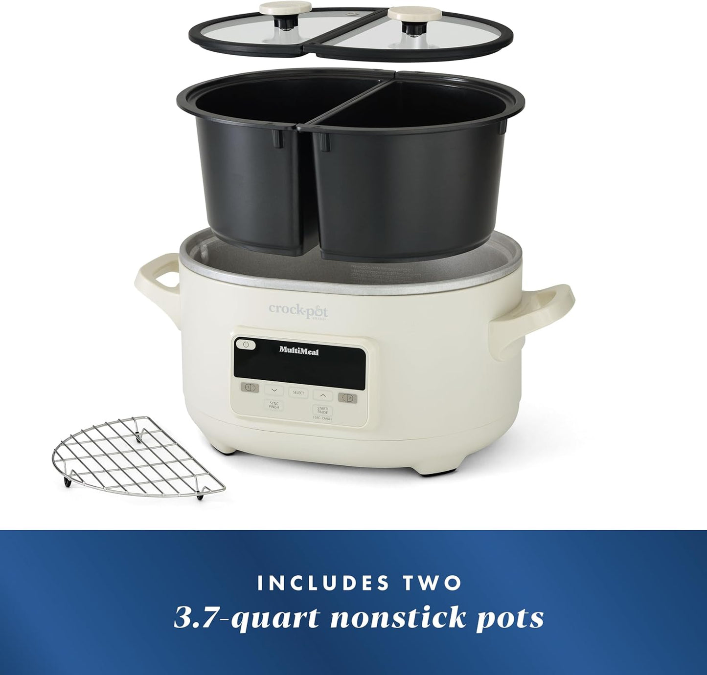 Crock-Pot MultiMeal Multicooker and Programmable Slow Cooker with Bake Function Oat Milk