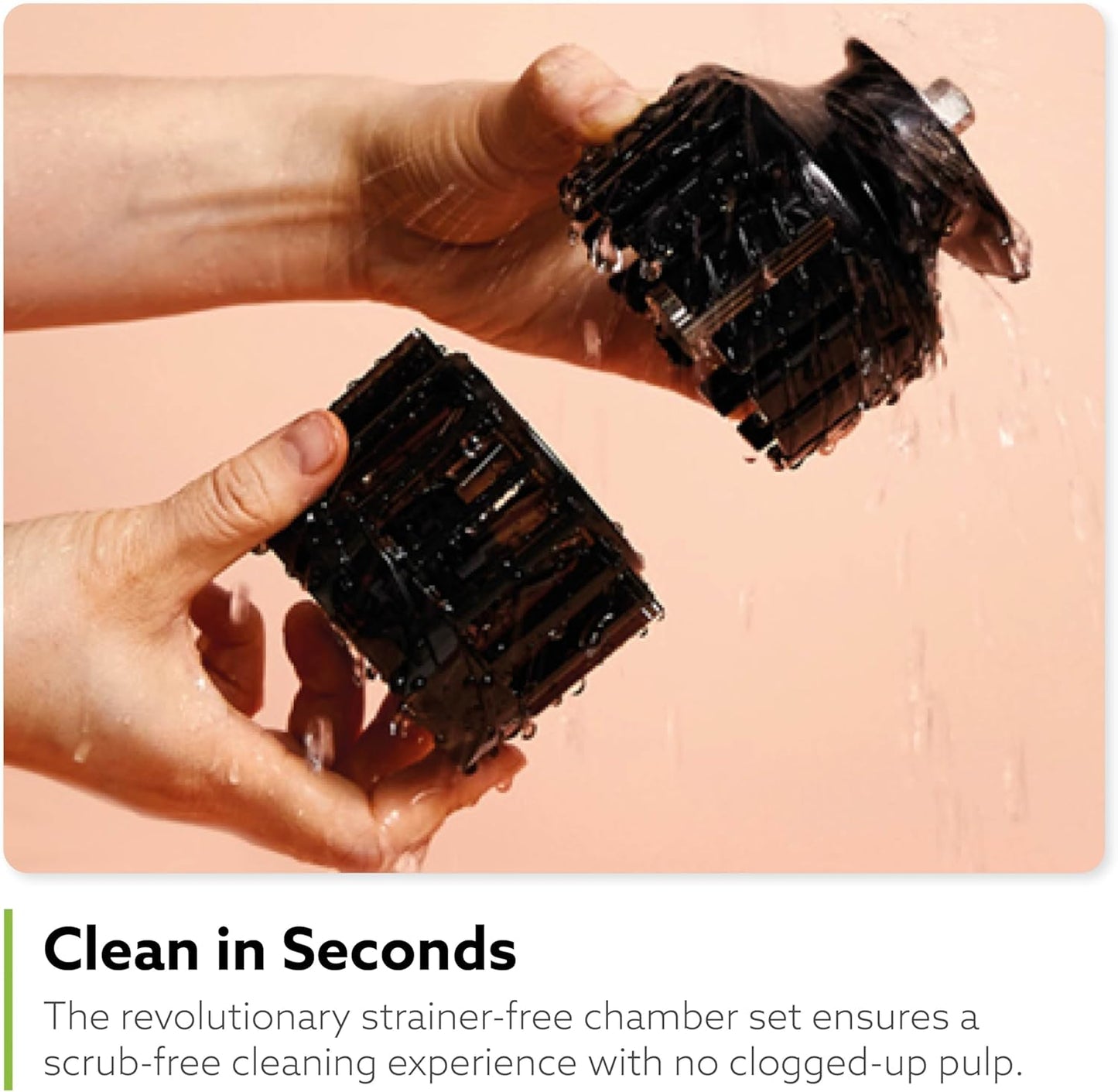 Hurom H400 Cold Press Juicer Machine, Award Winning Masticating Slow Juicer, Easy to Clean, Strainer & Hands Free with Self Feeding, Wide Mouth Hopper, Easy Assembly (Matte Black)