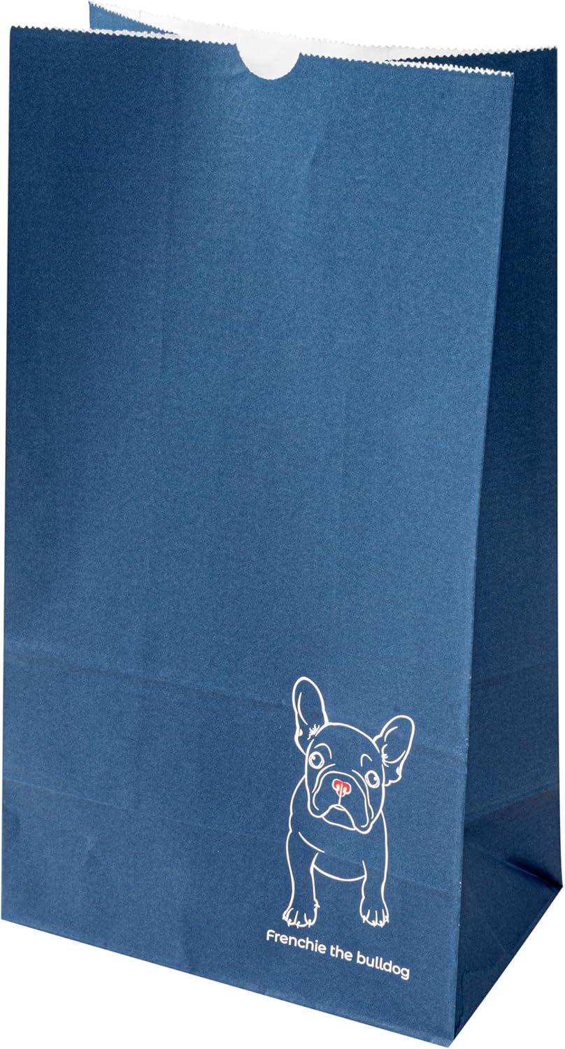 Bag Tek 12 LB Disposable Lunch Bags, 100 Sturdy Take Out Bags - Flat Bottom, Great For Restaurants, Cafes, And Bakeries, Frenchie Paper Popcorn Bags, Versatile, For Grocery - Restaurantware