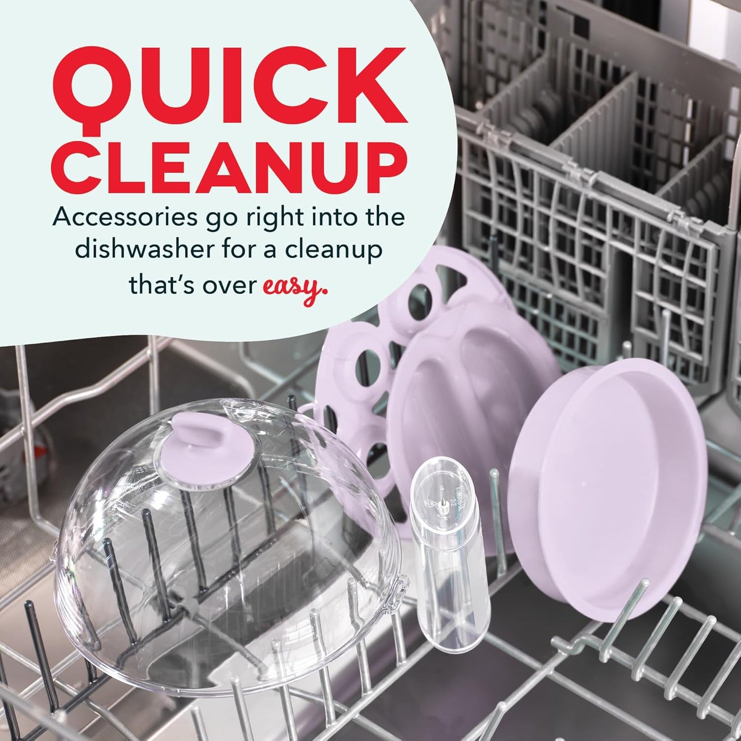 DASH Rapid Egg Cooker: 7 Egg Capacity Electric Egg Cooker for Hard Boiled Eggs, Poached Eggs, Scrambled Eggs, or Omelets with Auto Shut Off Feature - Lavender