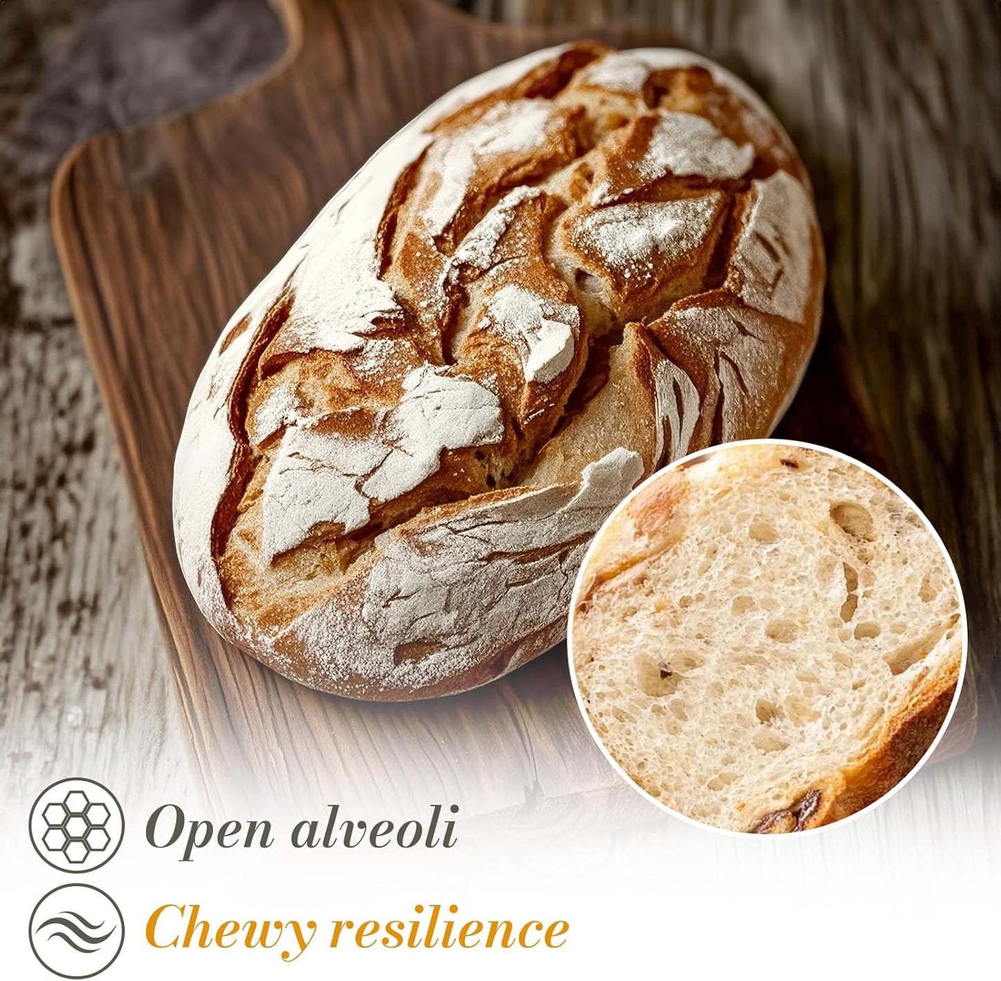 2PCS Banneton Bread Proofing Basket - 10 Inch Oval Banneton Basket and Linen Liner，Sourdough Bread Baking Supplies