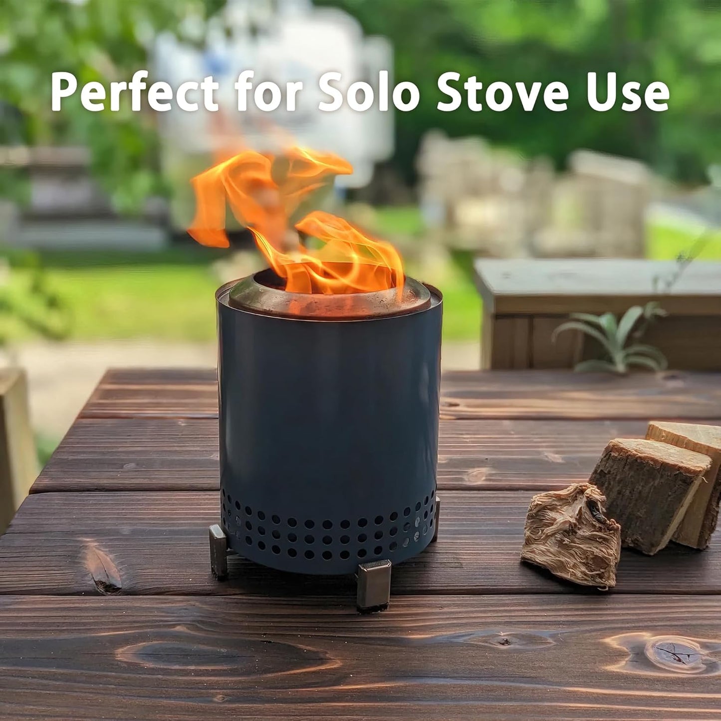 Pizza Oven & Cooking Wood – Mini Kiln-Dried Oak, 6-Inch Logs, 15lb Box – Bark-Free Firewood for Ooni, Gozney, Solo Stove & More – High Heat, Long-Lasting Burn for Grilling, BBQ & Smoking