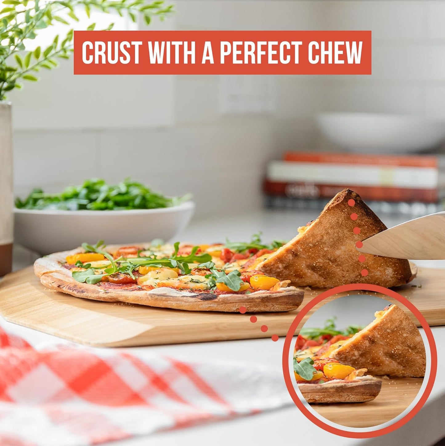 Chef Pomodoro Pizza Steel for Oven 16 Inch 1/4 Inch Thick, Baking Steel for Oven, Grill, Sourdough Bread, Baking Stone for Oven With Lifting Holes 16" X 13.25" (40.6 x 33.6 cm)