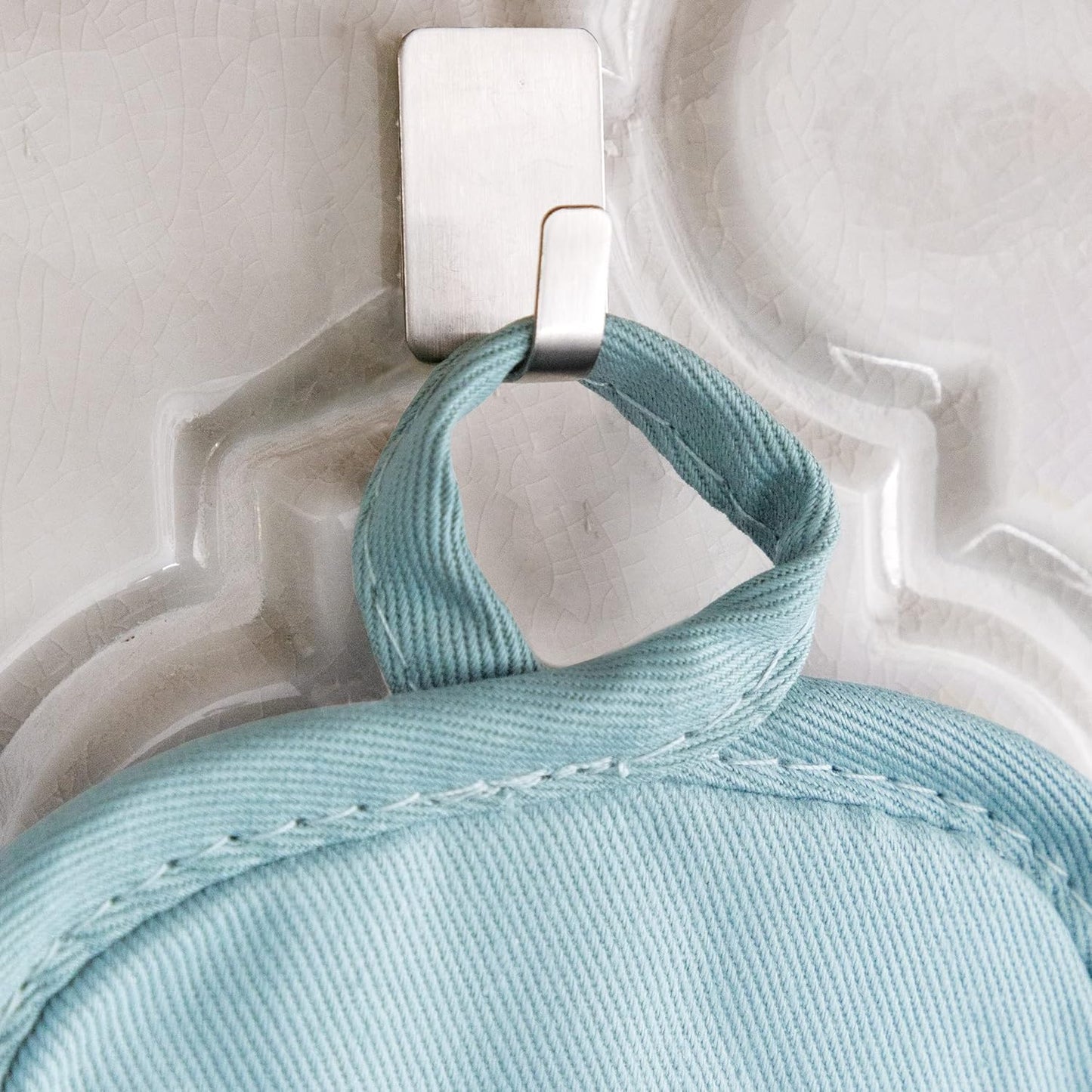 Ritz Premium Pot Holders & Heating Pads (4-Pack), 8.5" x 5.5", Heat Resistant, 100% Cotton Terry-Looped Pocket, for Kitchen and Barbeque, Dew