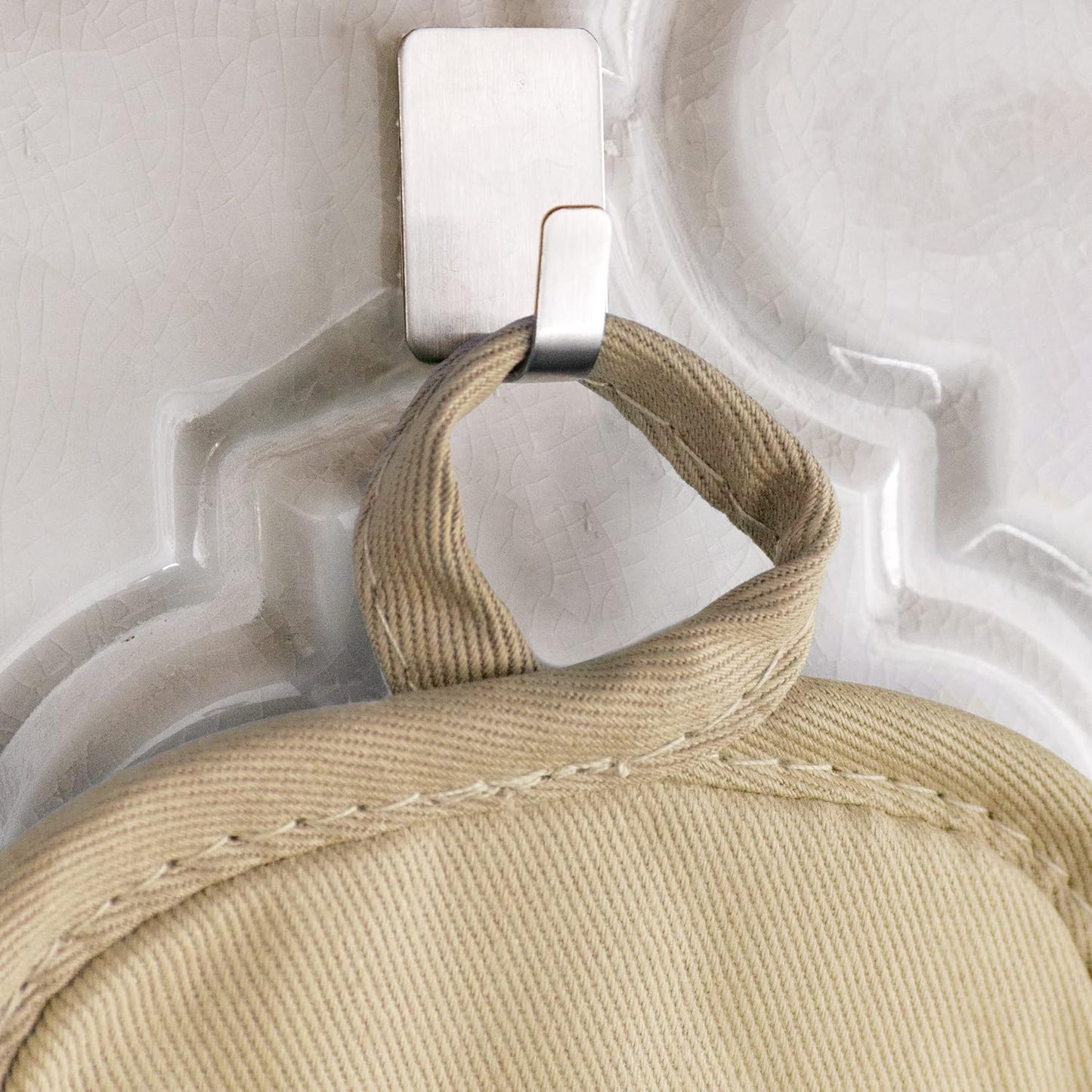 Ritz Premium Pot Holders & Heating Pads (4-Pack), 8.5" x 5.5", Heat Resistant, 100% Cotton Terry-Looped Pocket, for Kitchen and Barbeque, Biscotti