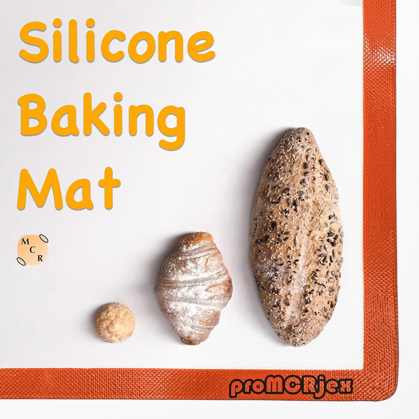 Silicone Baking Mats Half Sheet Non-Stick Cookie Sheet for Baking Silicon Baking Mat Set (12"x 16"Pack of 2)